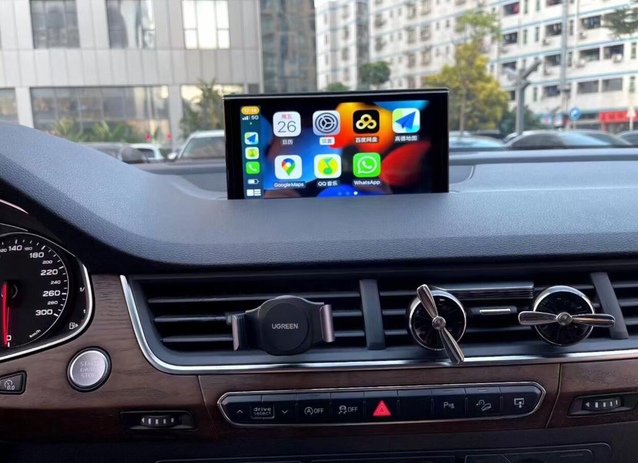 12.3" 9" QLED Touch Screen Radio Replacment for 2016 2017 2018 2019 Audi Q7 Android Head Unit Stereo Upgrade with Wireless Apple CarPlay Android Auto
