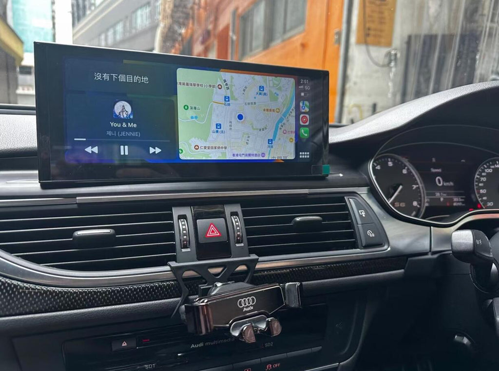 10.25" / 12.3" Touch Screen Upgrade Android Head Unit Radio Replacement for Audi A6 C6 C7 S6 RS6 A7 S7 RS7 2005-2018 With Wireless Apple CarPlay Android Auto