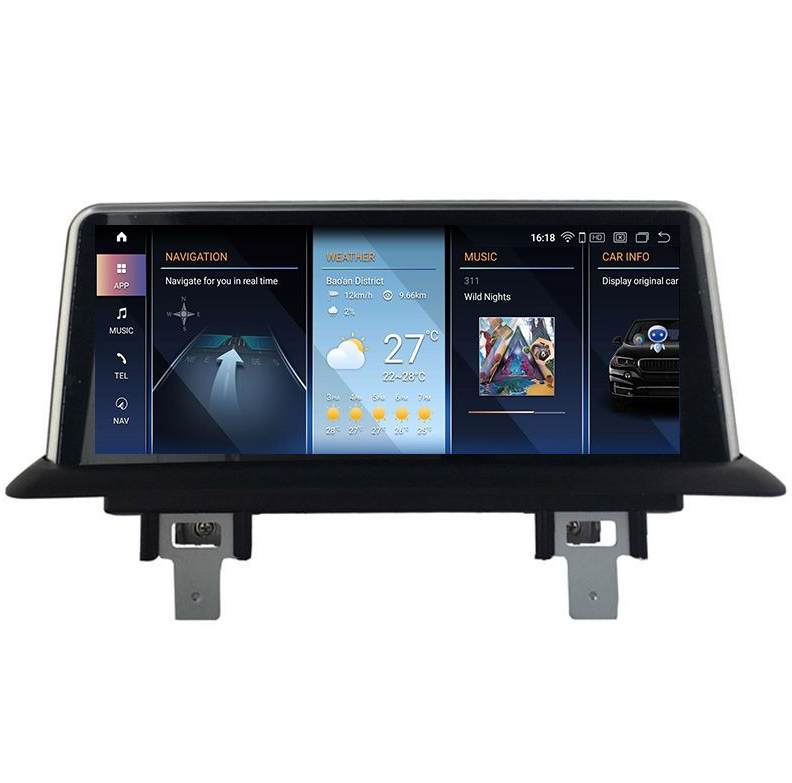 10.25/12.3" QLED Touch Screen Radio Replacement Android Head Unit Stereo Upgrade for 2004-2019 BMW 1/2 Series E81/E82/E87/E88/F20/F21/F22/F23/F45/F46 CCC/CIC/NBT/EVO with wireless Apple CarPlay Android Auto