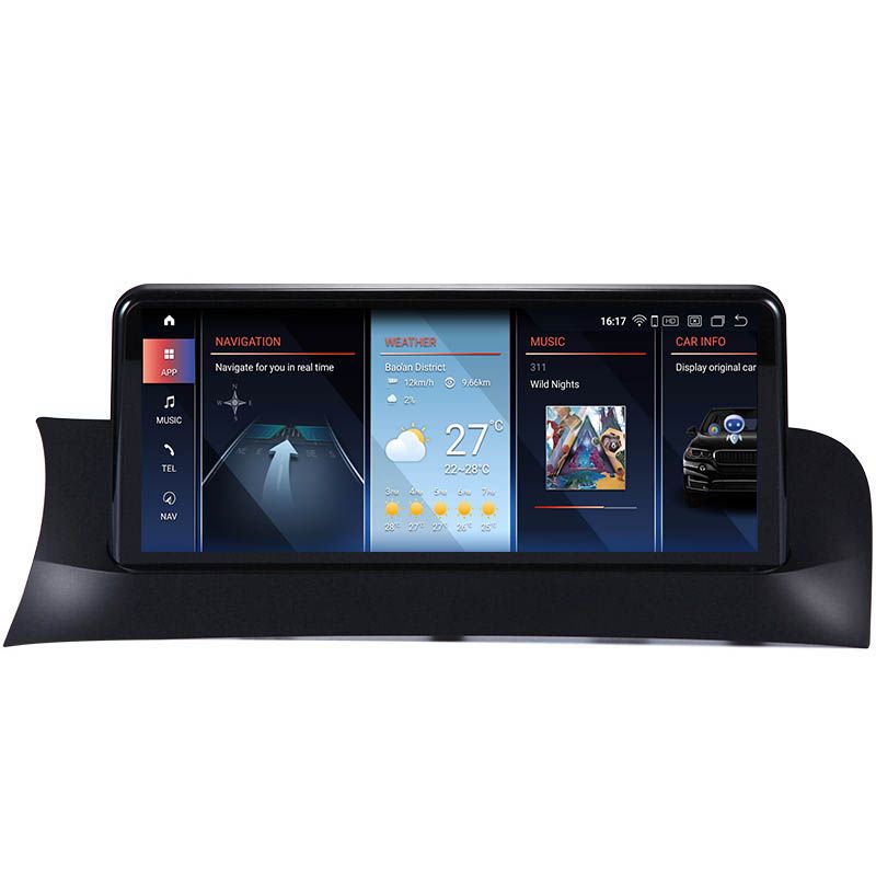 10.25" / 12.3" Wireless CarPlay Android Auto Touch Screen Radio Replacement for 2004-2019 BMW X3 E83 F25 CIC X4 F26 NBT G01 G02 G08 EVO Stereo Head Unit Upgrade