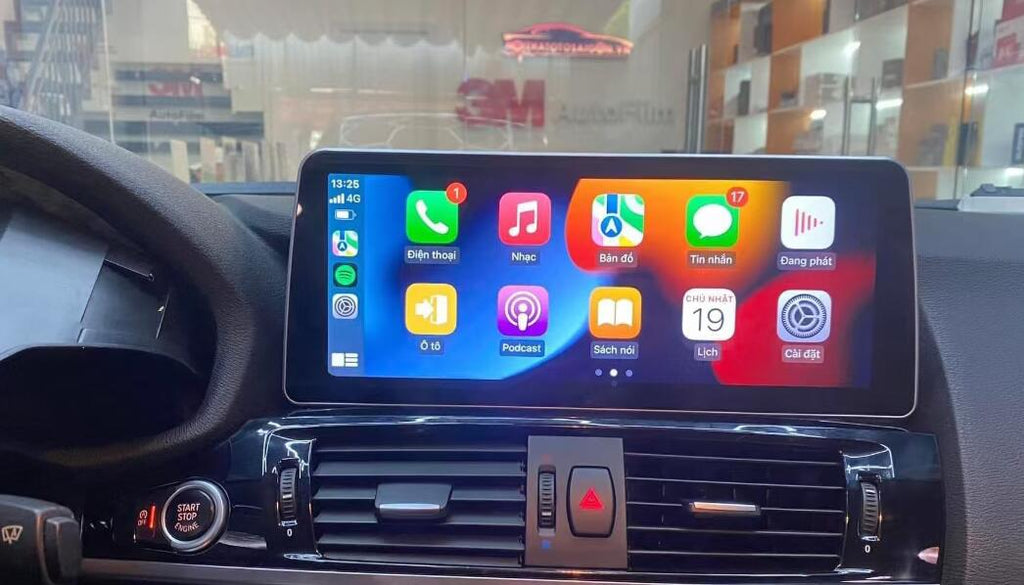 10.25" / 12.3" Wireless CarPlay Android Auto Touch Screen Radio Replacement for 2004-2019 BMW X3 E83 F25 CIC X4 F26 NBT G01 G02 G08 EVO Stereo Head Unit Upgrade
