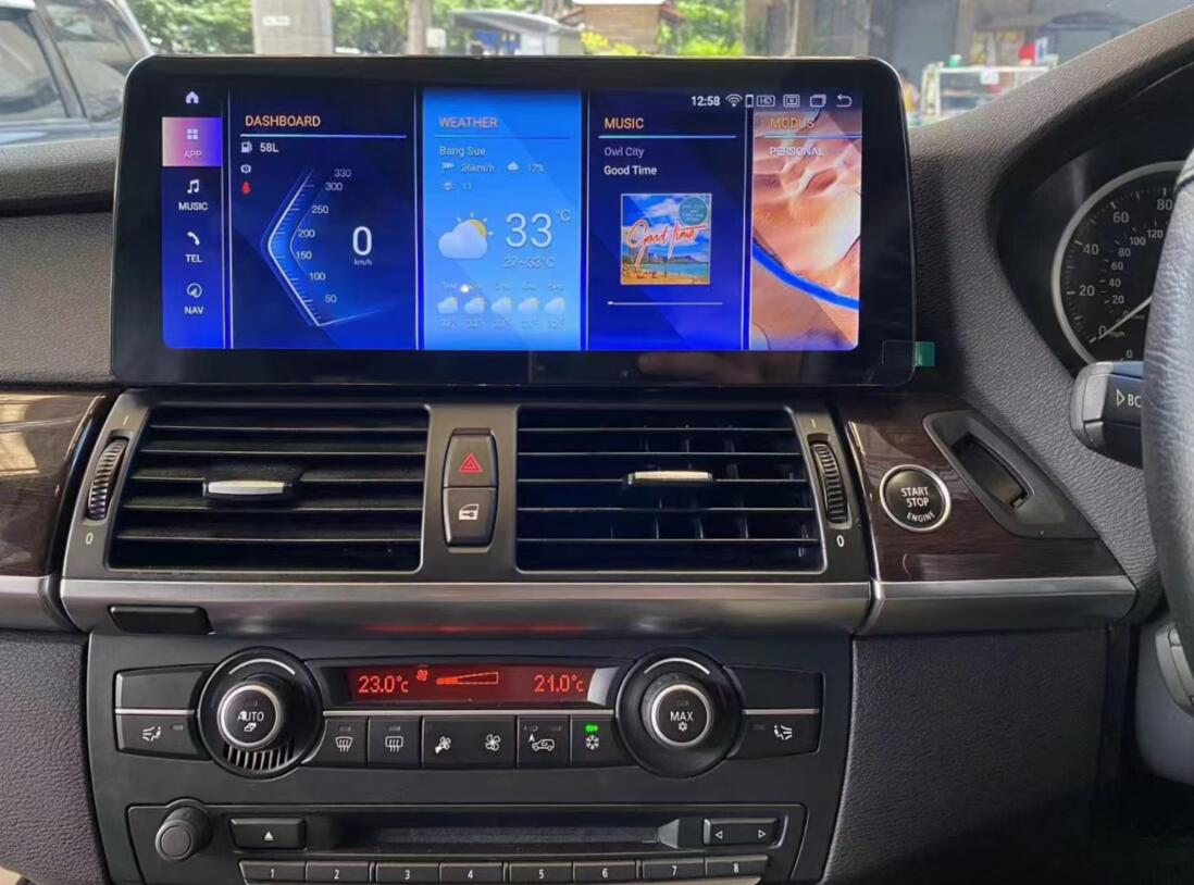 10.25" / 12.3" Android Head Unit Screen Upgrade for BMW X5 E70 F15 X6 E71 2007-2019 | CIC CCC NBT EVO iDrive Stereo GPS Navigation System Radio Replacement