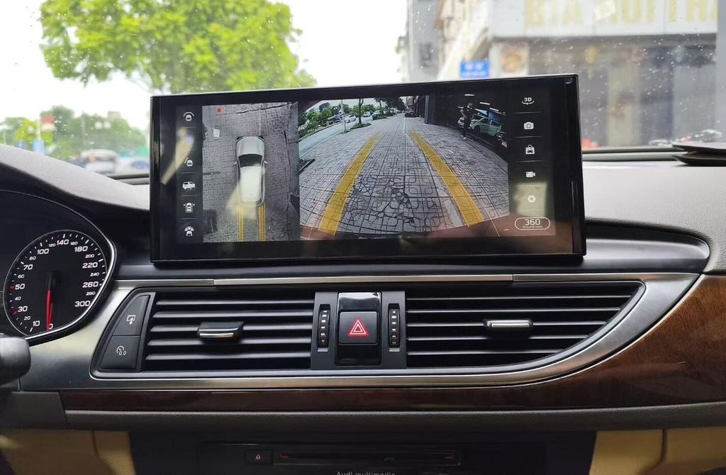10.25" / 12.3" Touch Screen Upgrade Android Head Unit Radio Replacement for Audi A6 C6 C7 S6 RS6 A7 S7 RS7 2005-2018 With Wireless Apple CarPlay Android Auto
