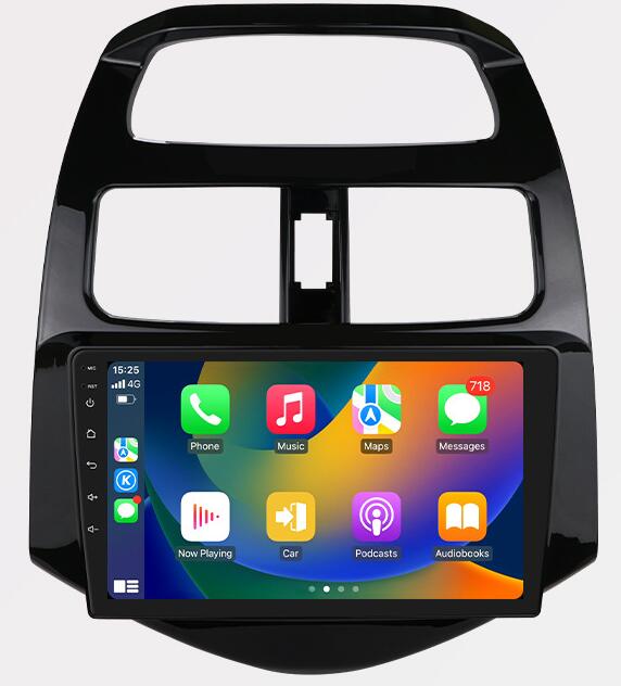9" 2K CarPlay Android Auto Radio for Chevy Spark Beat Matiz Creative 2009-2015