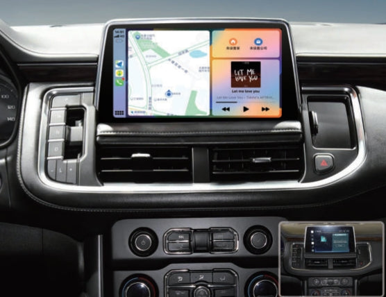 12.5" 2K Dual-System CarPlay Android Auto Head Unit for 2021-2024 Yukon Tahoe Suburban 5th Gen