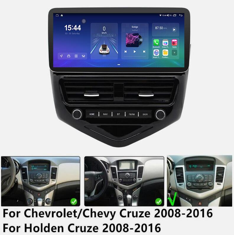 12.3" Touch Screen Aftermarket Radio Android Head Unit for 2008-2016 Chevrolet Chevy Cruze GPS Navigation System CarPlay