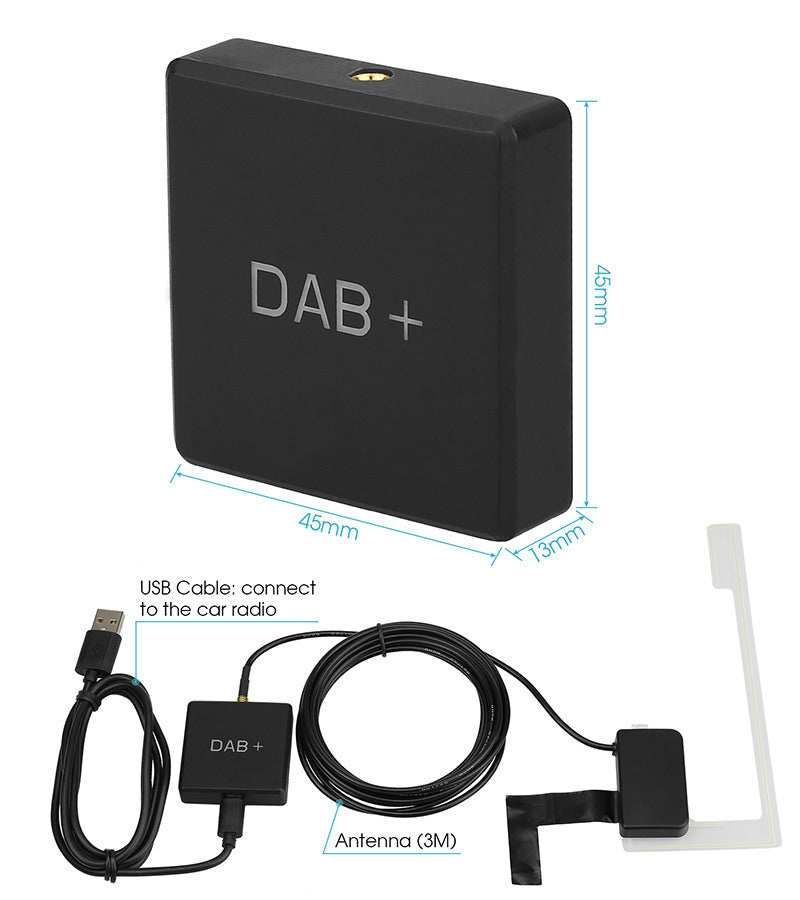 USB DAB DAB+ Antenna for Android Car Radio Stereo Head Unit