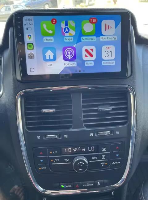2008-2020 Dodge Grand Caravan & 2011-2016 Chrysler Grand Voyager / Town & Country 9" QLED 2K Touch Screen Radio Replacement Stereo Upgrade – CarPlay Android Head Unit