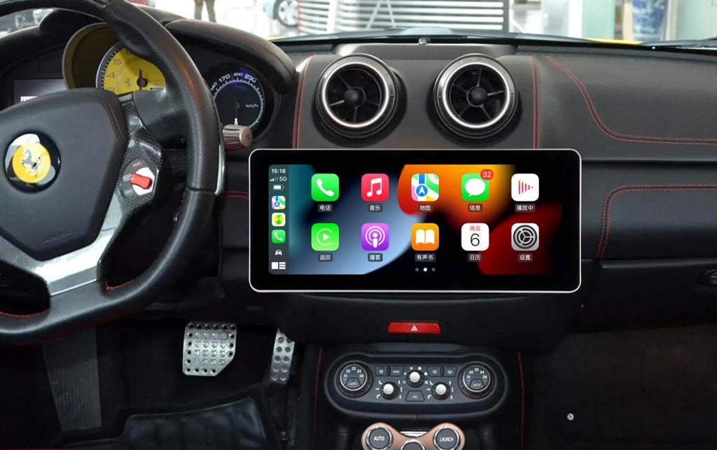 12.3" QLED 2K Touchscreen Android Head Unit for Ferrari California 2008-2018 with Wireless CarPlay