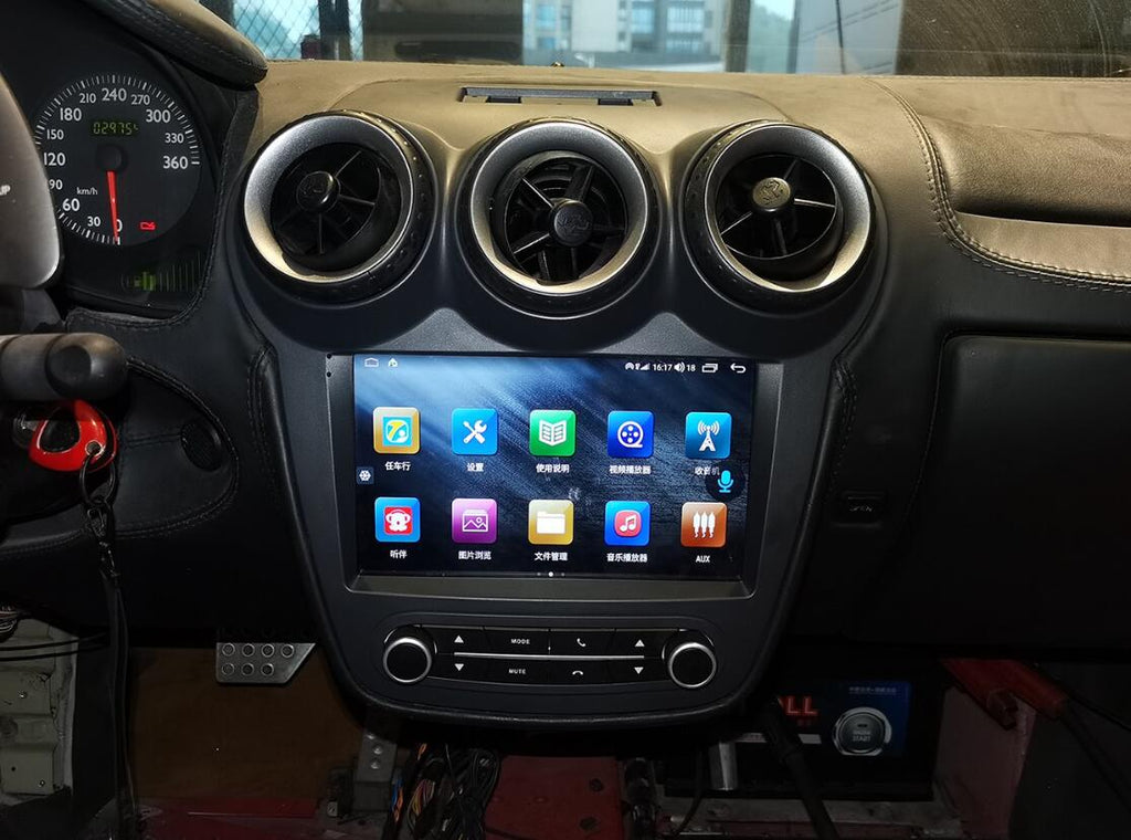 2005-2009 Ferrari F430 9" QLED Android Head Unit Wireless Apple CarPlay & Android Auto Touchscreen Car Radio