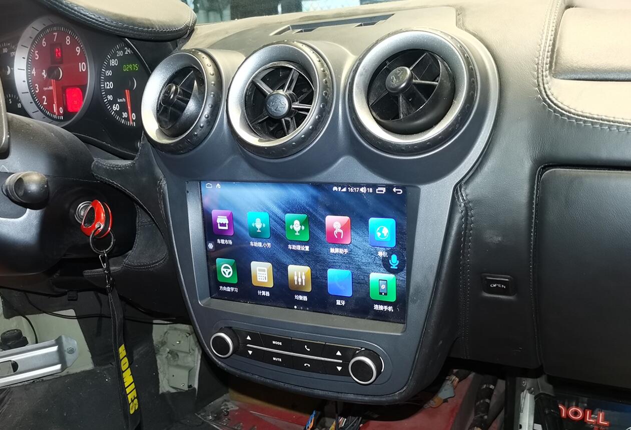 2005-2009 Ferrari F430 9" QLED Android Head Unit Wireless Apple CarPlay & Android Auto Touchscreen Car Radio