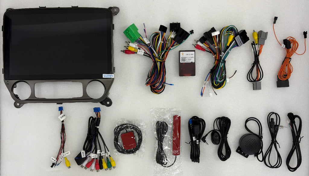12.5" 2K QLED Touchscreen Radio Replacement for 4th Gen Chevy Silverado & GMC Sierra 1500/2500HD/3500HD – CarPlay & Android Auto