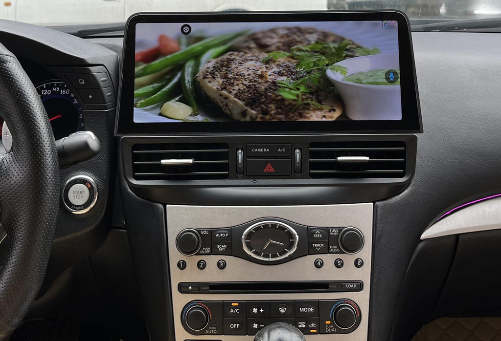 2004-2013 Infiniti G25 G35 G37 Android Head Unit 12.3" 2K Touchscreen Car Stereo with Wireless Apple CarPlay & Android Auto for Nissan Skyline