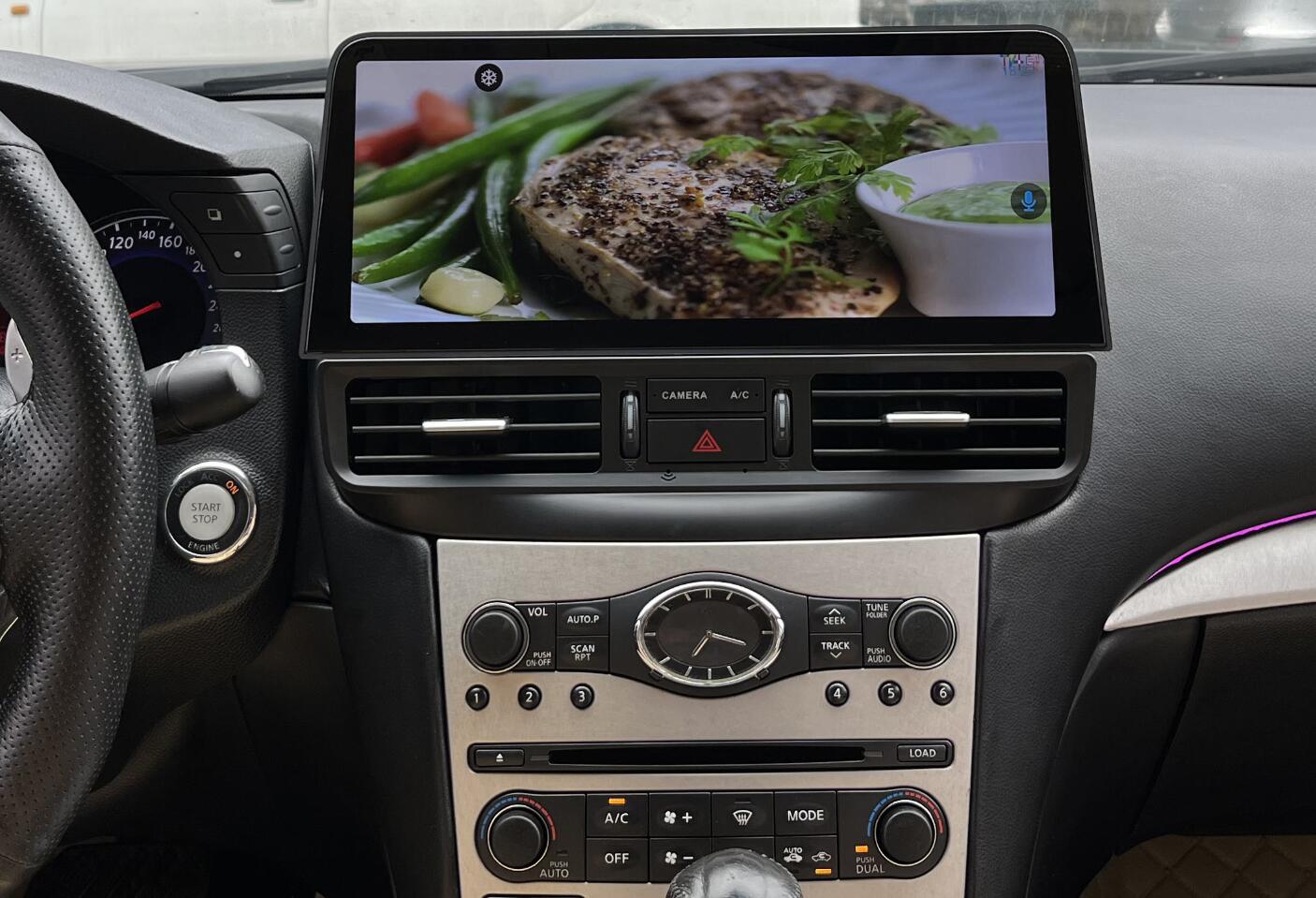2004-2013 Infiniti G25 G35 G37 Android Head Unit 12.3" 2K Touchscreen Car Stereo with Wireless Apple CarPlay & Android Auto for Nissan Skyline