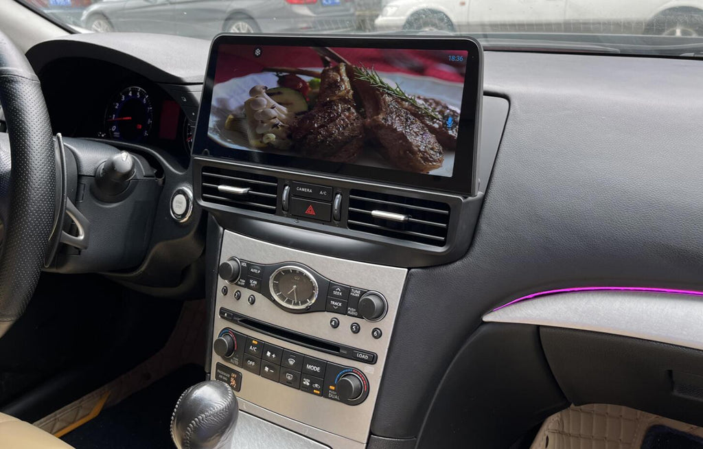 2004-2013 Infiniti G25 G35 G37 Android Head Unit 12.3" 2K Touchscreen Car Stereo with Wireless Apple CarPlay & Android Auto for Nissan Skyline