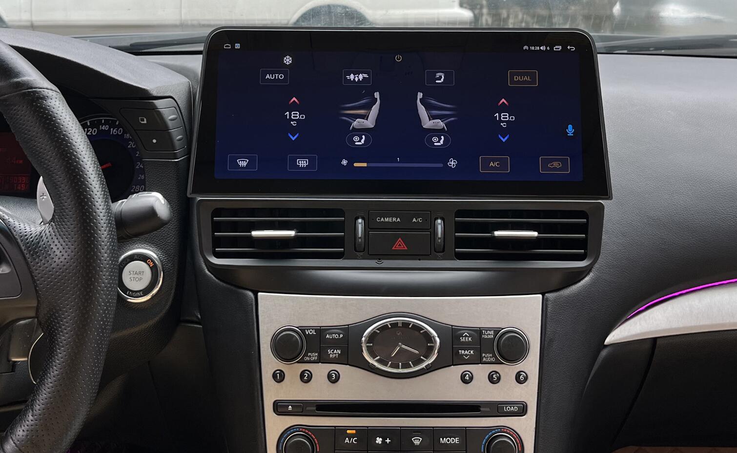 2004-2013 Infiniti G25 G35 G37 Android Head Unit 12.3" 2K Touchscreen Car Stereo with Wireless Apple CarPlay & Android Auto for Nissan Skyline