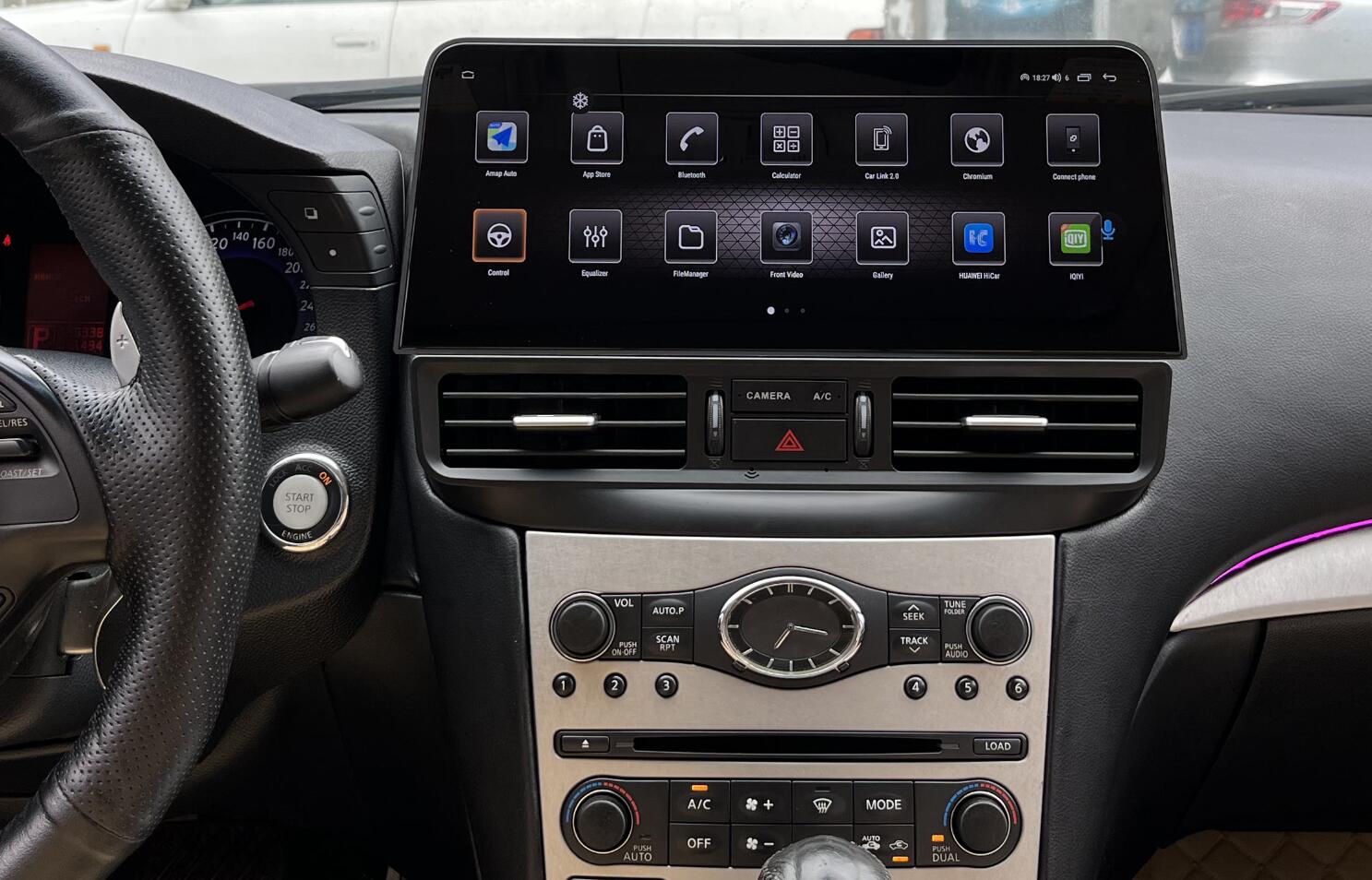 2004-2013 Infiniti G25 G35 G37 Android Head Unit 12.3" 2K Touchscreen Car Stereo with Wireless Apple CarPlay & Android Auto for Nissan Skyline