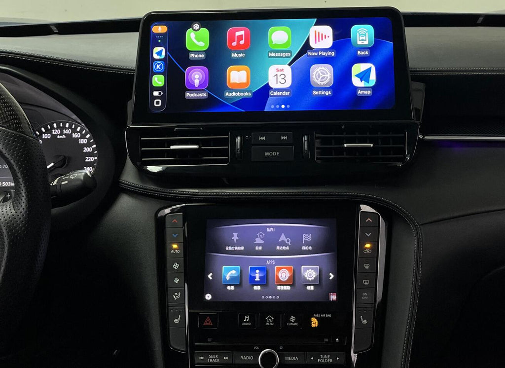 2018-2026 Infiniti QX50 12.3" 2K Android Head Unit Wireless Apple CarPlay & Android Auto Touchscreen Car Stereo