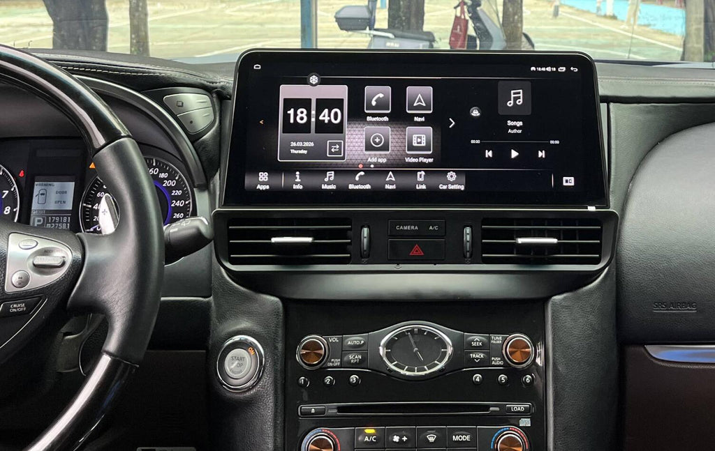 2009-2019 Infiniti FX / QX70 Android Head Unit 12.3" 2K QLED Car Stereo Wireless Apple CarPlay & Android Auto for FX35 FX37 FX45 FX50
