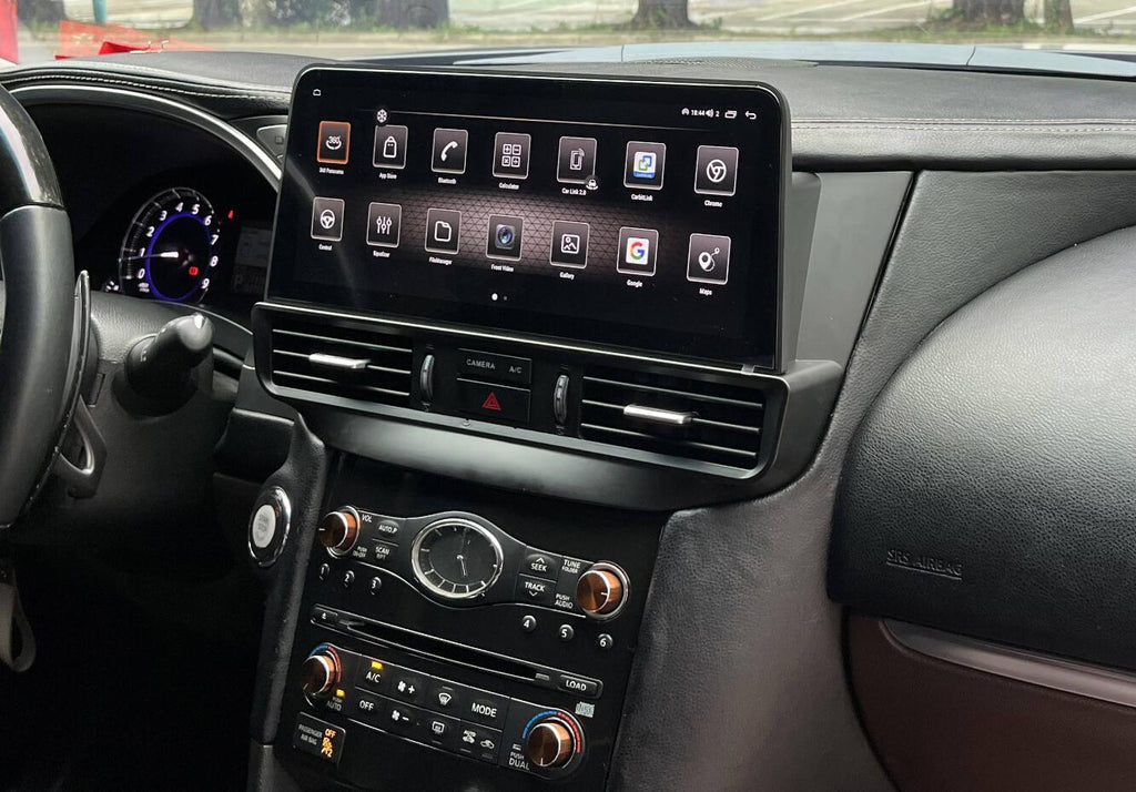2009-2019 Infiniti FX / QX70 Android Head Unit 12.3" 2K QLED Car Stereo Wireless Apple CarPlay & Android Auto for FX35 FX37 FX45 FX50