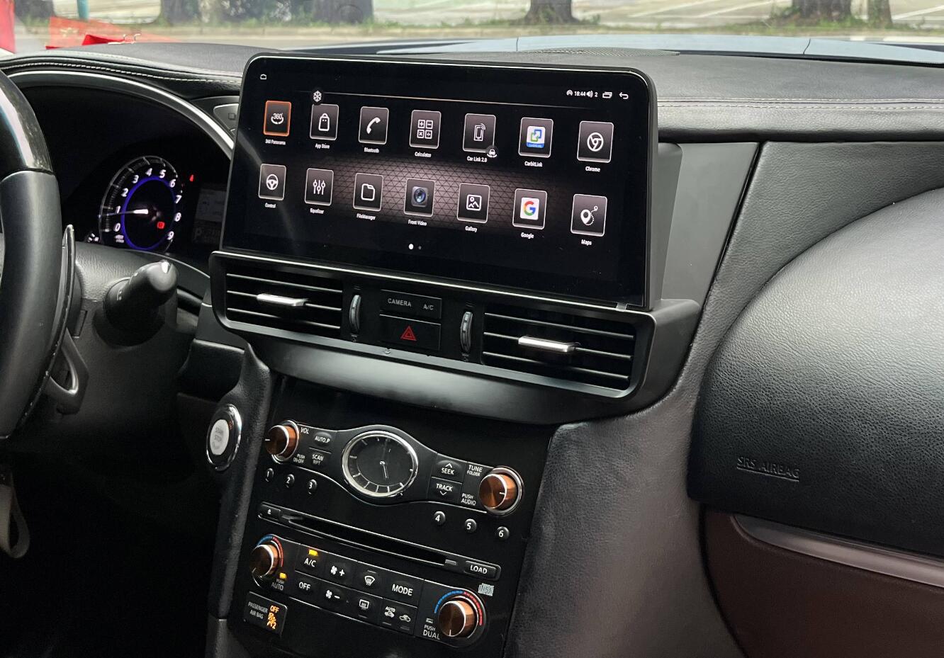 2009-2019 Infiniti FX / QX70 Android Head Unit 12.3" 2K QLED Car Stereo Wireless Apple CarPlay & Android Auto for FX35 FX37 FX45 FX50
