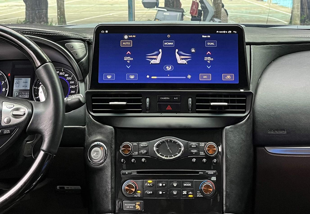 2009-2019 Infiniti FX / QX70 Android Head Unit 12.3" 2K QLED Car Stereo Wireless Apple CarPlay & Android Auto for FX35 FX37 FX45 FX50