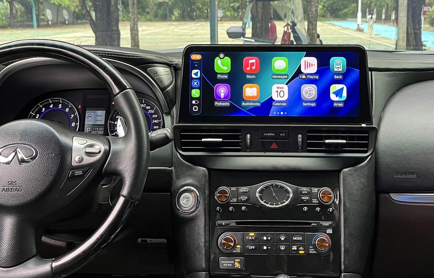 2009-2019 Infiniti FX / QX70 Android Head Unit 12.3" 2K QLED Car Stereo Wireless Apple CarPlay & Android Auto for FX35 FX37 FX45 FX50