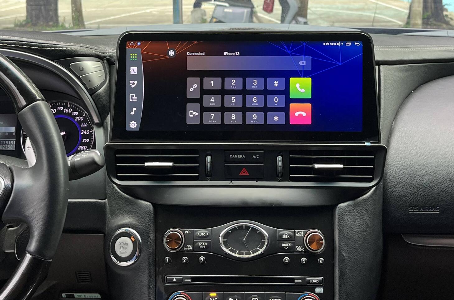2009-2019 Infiniti FX / QX70 Android Head Unit 12.3" 2K QLED Car Stereo Wireless Apple CarPlay & Android Auto for FX35 FX37 FX45 FX50