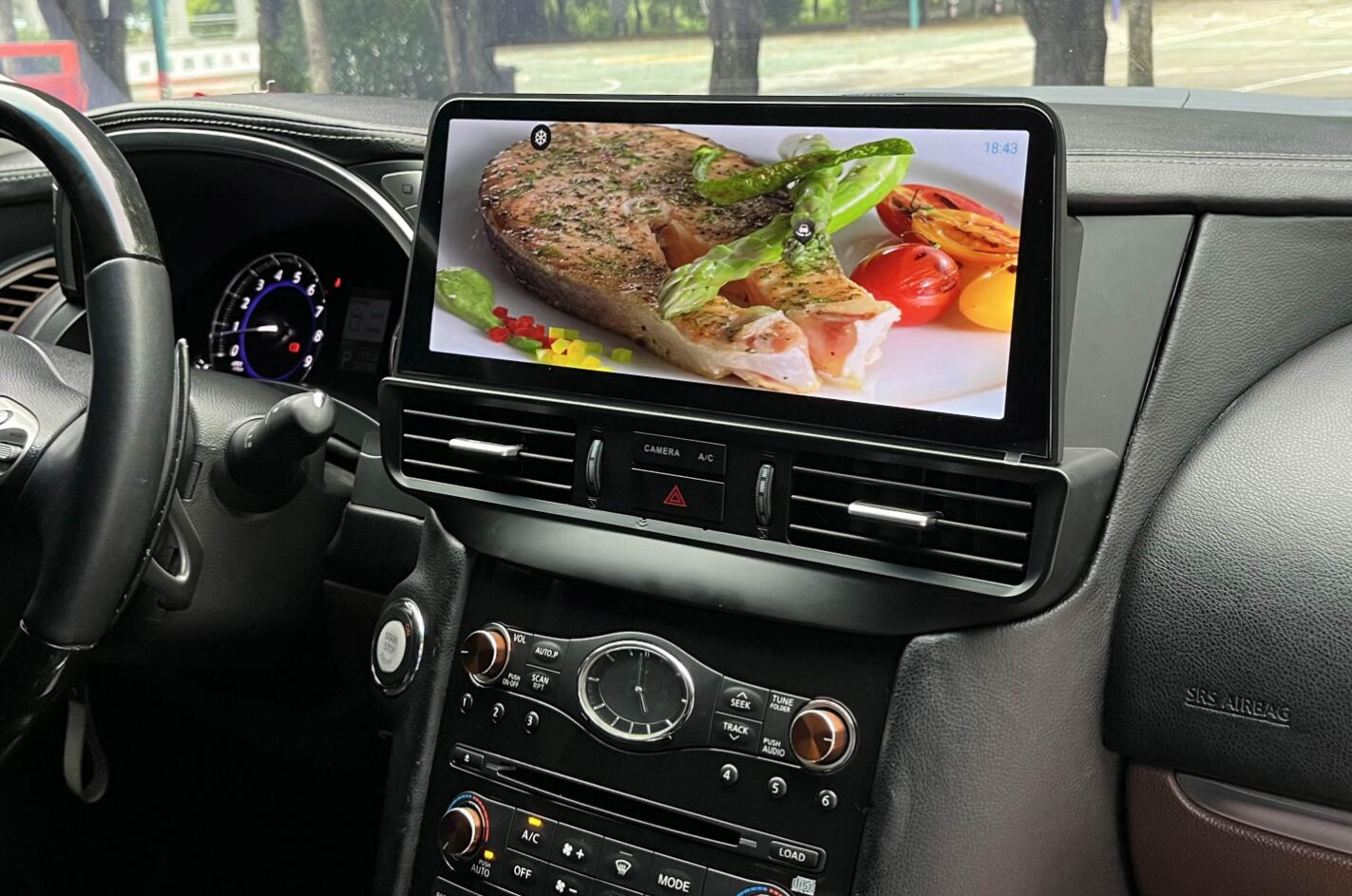 2009-2019 Infiniti FX / QX70 Android Head Unit 12.3" 2K QLED Car Stereo Wireless Apple CarPlay & Android Auto for FX35 FX37 FX45 FX50