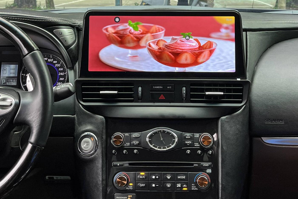 2009-2019 Infiniti FX / QX70 Android Head Unit 12.3" 2K QLED Car Stereo Wireless Apple CarPlay & Android Auto for FX35 FX37 FX45 FX50