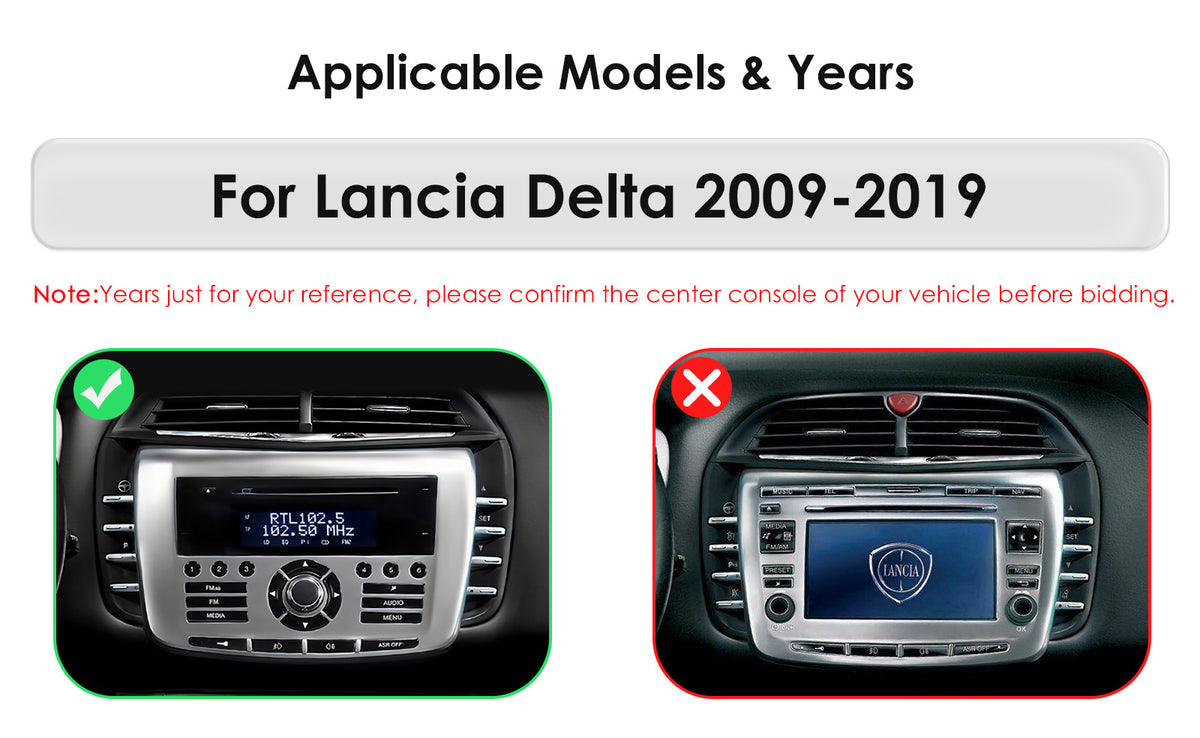 Lancia Delta III (2009–2019) Radio Replacement – Android Auto & Apple CarPlay Head Unit Upgrade Autoradio