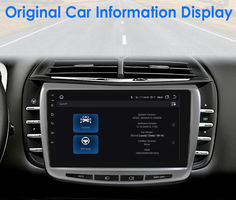 Lancia Delta III (2009–2019) Radio Replacement – Android Auto & Apple CarPlay Head Unit Upgrade Autoradio