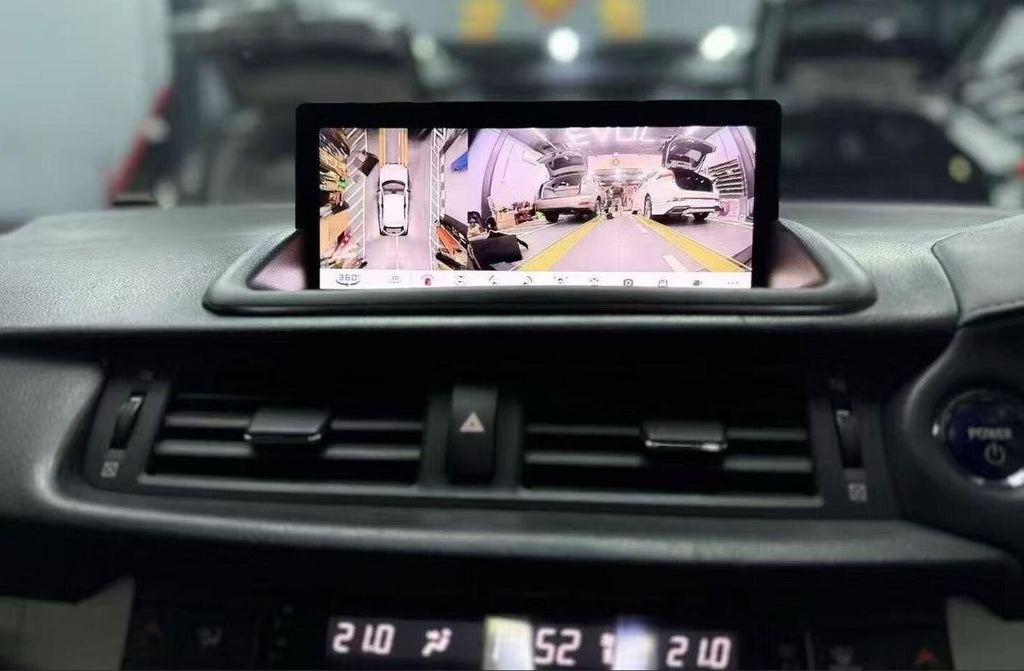 10.25" Touch Screen Radio Replacement for 2010-2022 Lexus CT 200h CT200h Wireless Apple CarPlay Android Auto Head Unit Stereo Upgrade GPS Navigaiton System