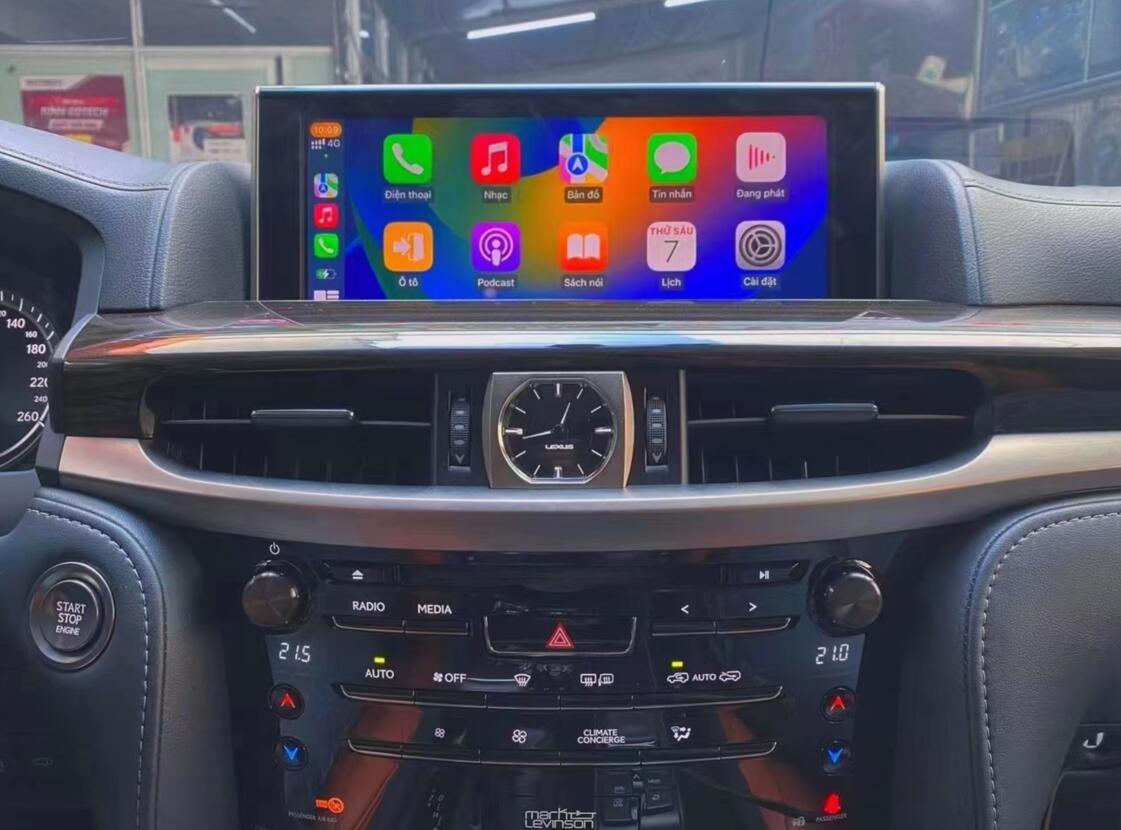 New Aftermarket 12.3" QLED Touch Screen Android Head Unit Uprgade for 2016-2021 Lexus LX 570 LX570 Radio Wireless Apple CarPlay Android Auto