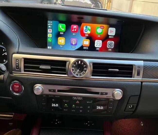 2012-2021 Lexus GS GS250 GS300 GS350 GS450h F Sport 12.3" QLED Touch Screen Radio Replacement Android Head Unit Stereo Upgrade Wireless Apple CarPlay Android Auto