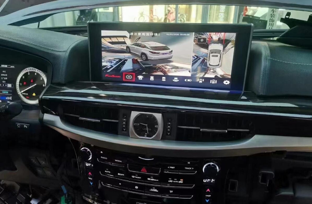 New Aftermarket 12.3" QLED Touch Screen Android Head Unit Uprgade for 2016-2021 Lexus LX 570 LX570 Radio Wireless Apple CarPlay Android Auto