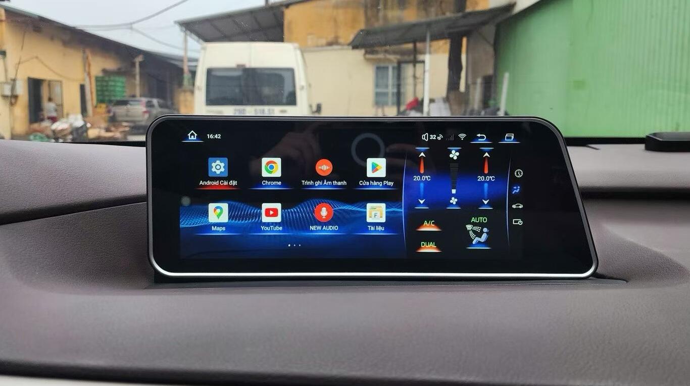 Aftermarket 10.25\12.3" Screen Radio Replacement Head Unit Stereo Upgrade for Lexus RX RX200T RX270 RX300 RX350 RX450h RX400h RX350L 2009-2022 With Wireless Apple CarPlay Android Auto