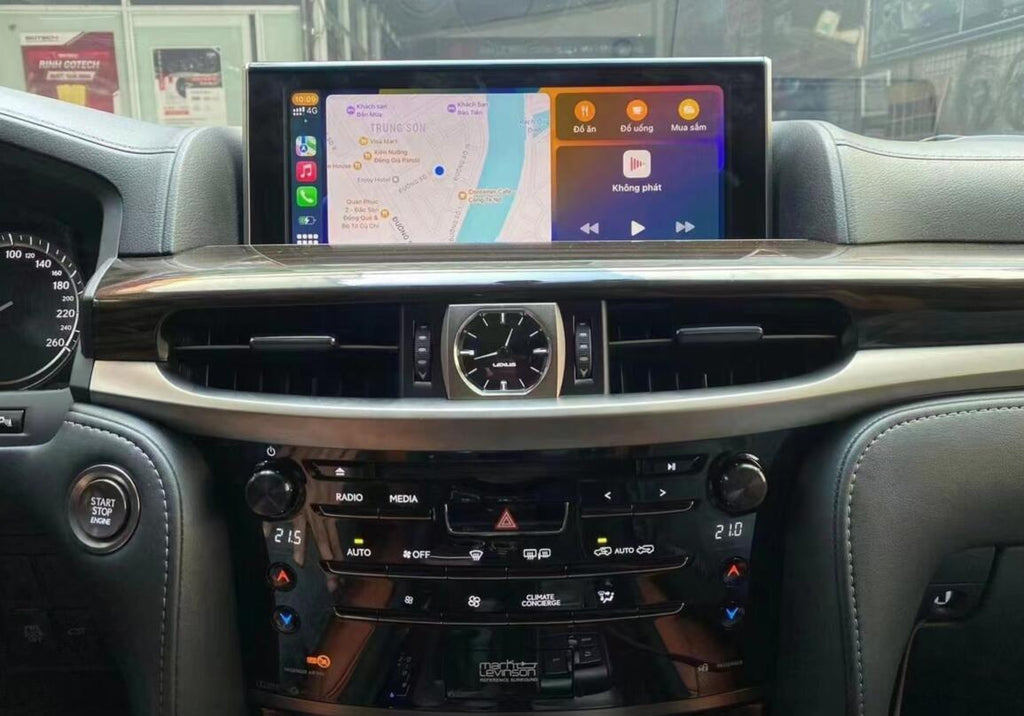 New Aftermarket 12.3" QLED Touch Screen Android Head Unit Uprgade for 2016-2021 Lexus LX 570 LX570 Radio Wireless Apple CarPlay Android Auto