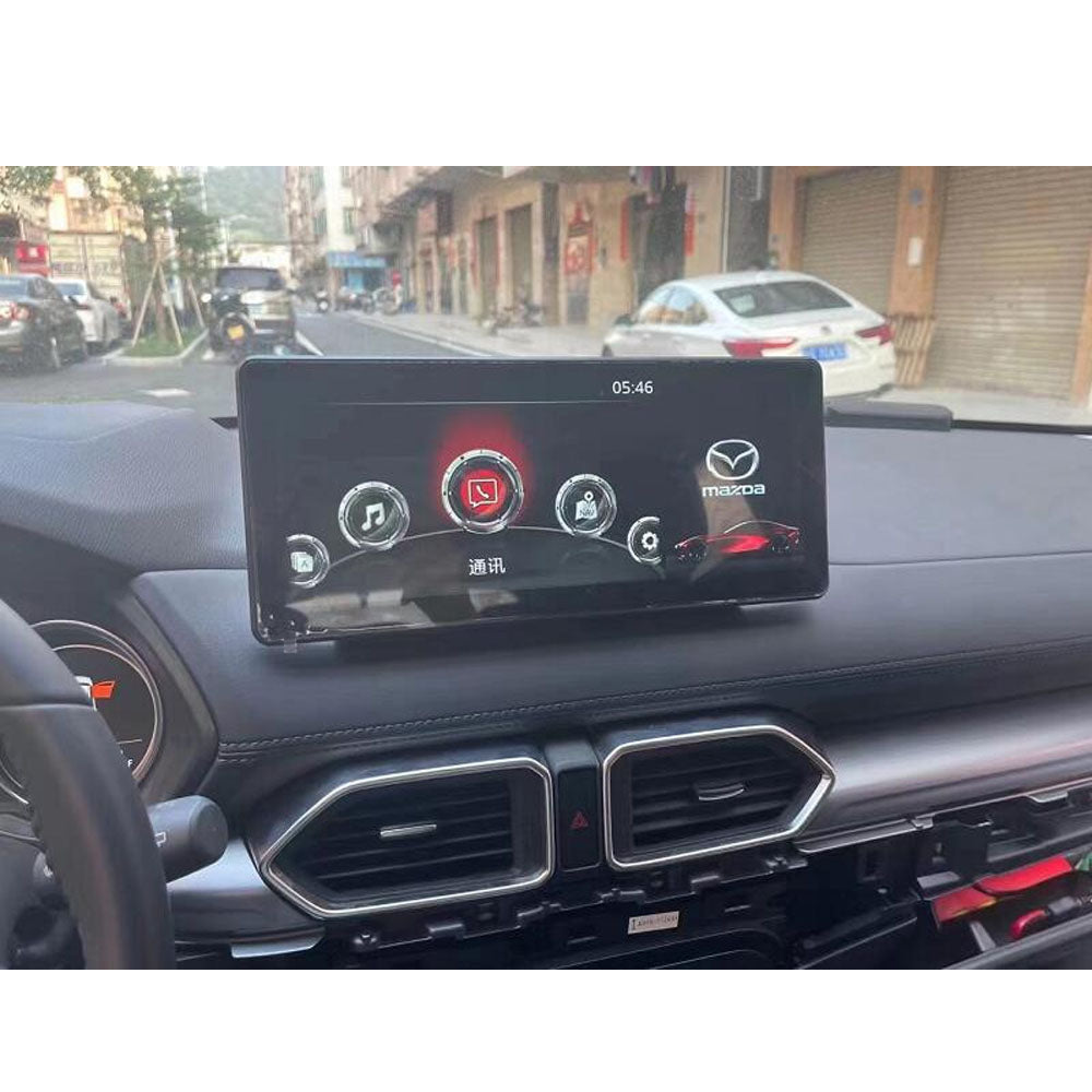 12.3" 2K Touch Screen Android Head Unit for Mazda CX-5 CX-8 2017-2023 Wireless CarPlay & Android Auto Dual System