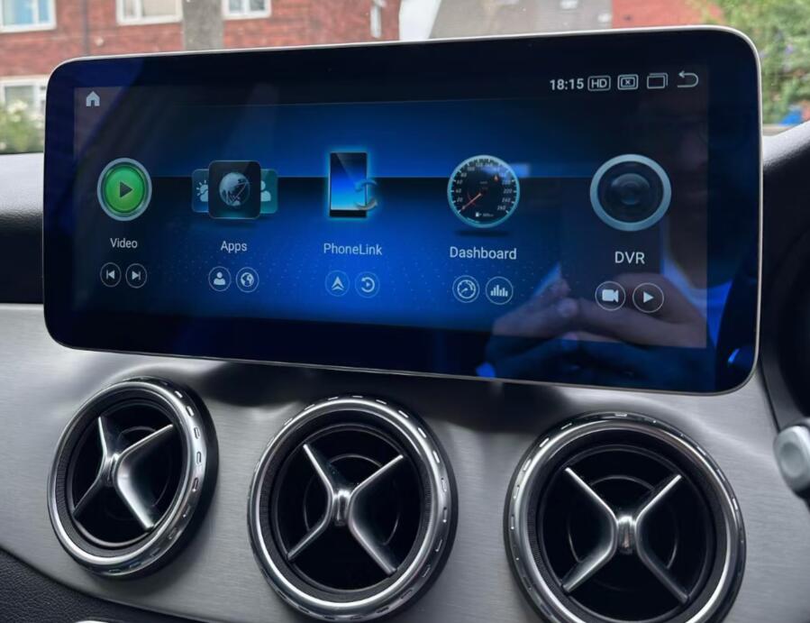 12.3" & 10.25" Wireless CarPlay Android Auto Touch screen Upgrade for 2013-2018 Mercedes-Benz A-Class W176, GLA-Class X156, CLA-Class C117, G-Class W463 G500 G55 G63 AMG