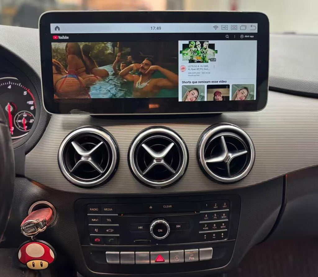 Android Head Unit Car Stereo for Mercedes-Benz B-Class B200 W246 (2012–2018) – Snapdragon 662, 12.3" / 10.25" QLED Touchscreen Upgrade, Wireless CarPlay & Android Auto
