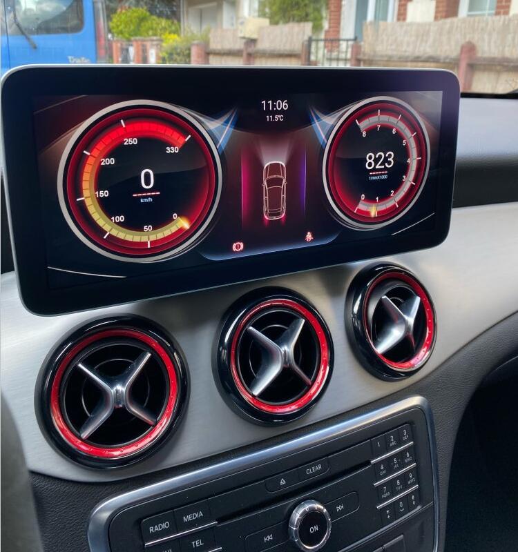 12.3" & 10.25" Wireless CarPlay Android Auto Touch screen Upgrade for 2013-2018 Mercedes-Benz A-Class W176, GLA-Class X156, CLA-Class C117, G-Class W463 G500 G55 G63 AMG