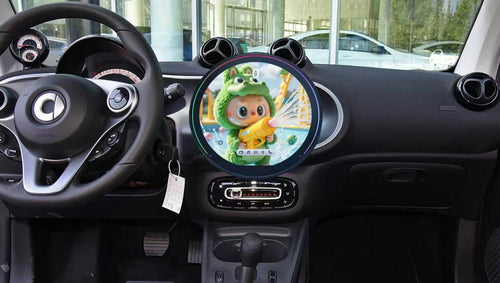 11.9" Round QLED Touch Screen Android Head Unit for Smart Fortwo 2015-2019 | CarPlay & Android Auto