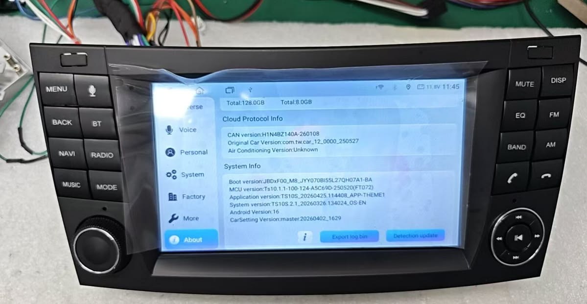 7 Inch OEM Style Android Touch Screen for Mercedes-Benz E-Class W211 & CLS-Class W219 | Wireless CarPlay & Android Auto Head Unit
