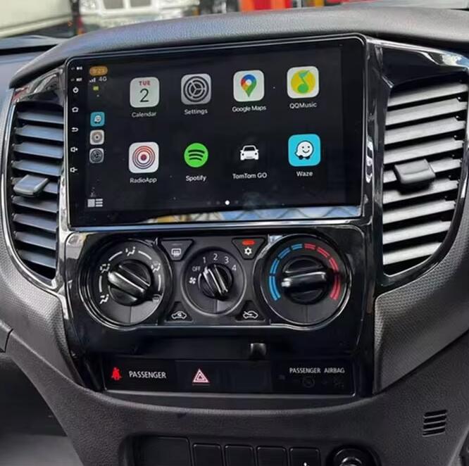 9-Inch 2K Touch Screen Radio Replacement for Mitsubishi Pajero Sport 3, L200 5 & Triton 3 (2015–2022) – CarPlay & Android Auto Stereo Upgrade