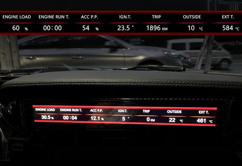 2015-2023 Ford Mustang Passenger Side LCD Screen Liquid Racing Instrument Display