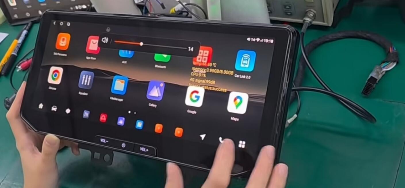 12.3" 2K QLED Touch Screen Android Head Unit for 2026 Toyota Hilux | Wireless CarPlay & Android Auto