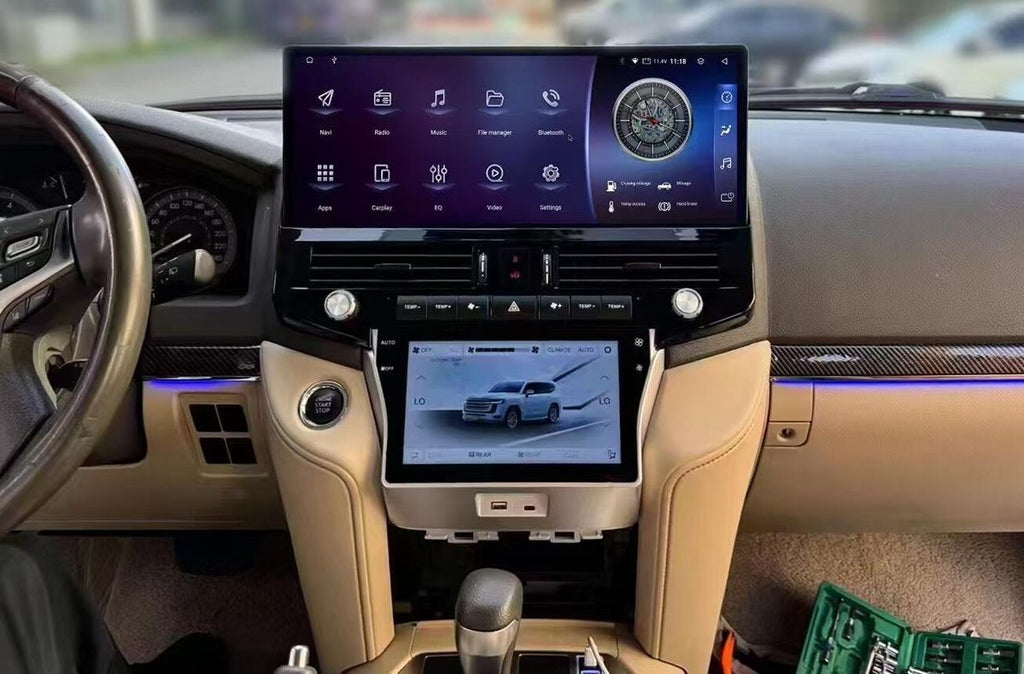 2007-2021 Toyota Land Cruiser 200 Series J200 LC200 17" Touch Screen Android Head Unit | Car Stereo Replacement