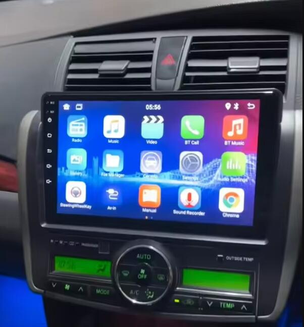 9-Inch QLED 2K Touch Screen Radio Replacement for 2007–2021 Toyota Premio & Allion T260 – Wireless Apple CarPlay & Android Auto Head Unit Upgrade