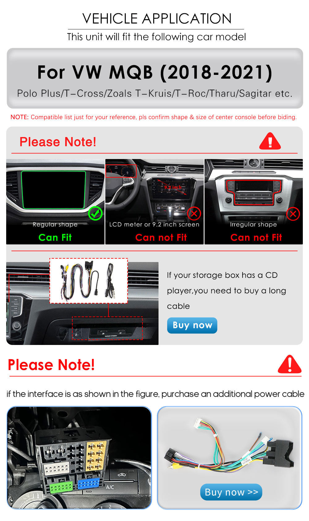 9-Inch 2K Radio Replacement for 2018-2022 VW Volkswagen MQB – Wireless CarPlay & Android Auto Touch Screen Stereo Upgrade for Polo, T-Cross, Taos, Tiguan, Jetta, Atlas, Golf, T-Roc & Virtus